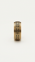 Russian Gold Ring With Satin Finish