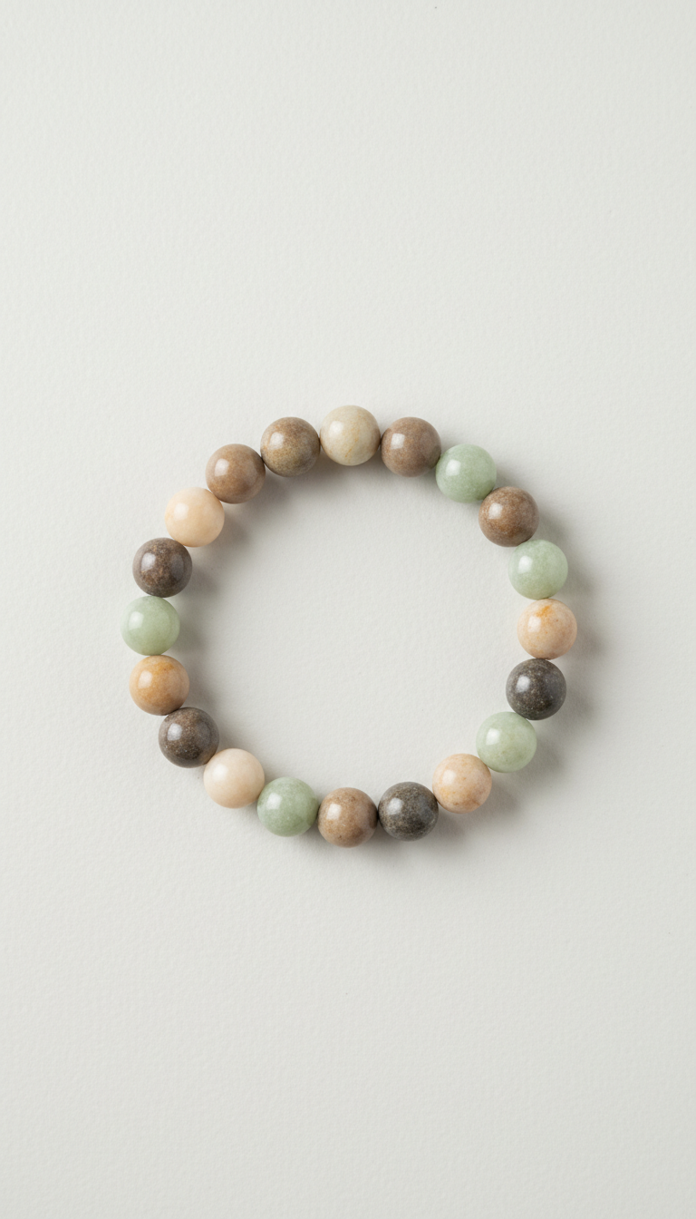 Natural Stone Bead Bracelet